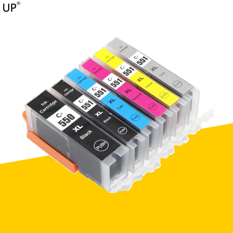 Pgi550 CLI 551 серый GY чернильный картридж для принтера Canon MG6350 MG7150 MG7550 IP8750 принтер PGI 550