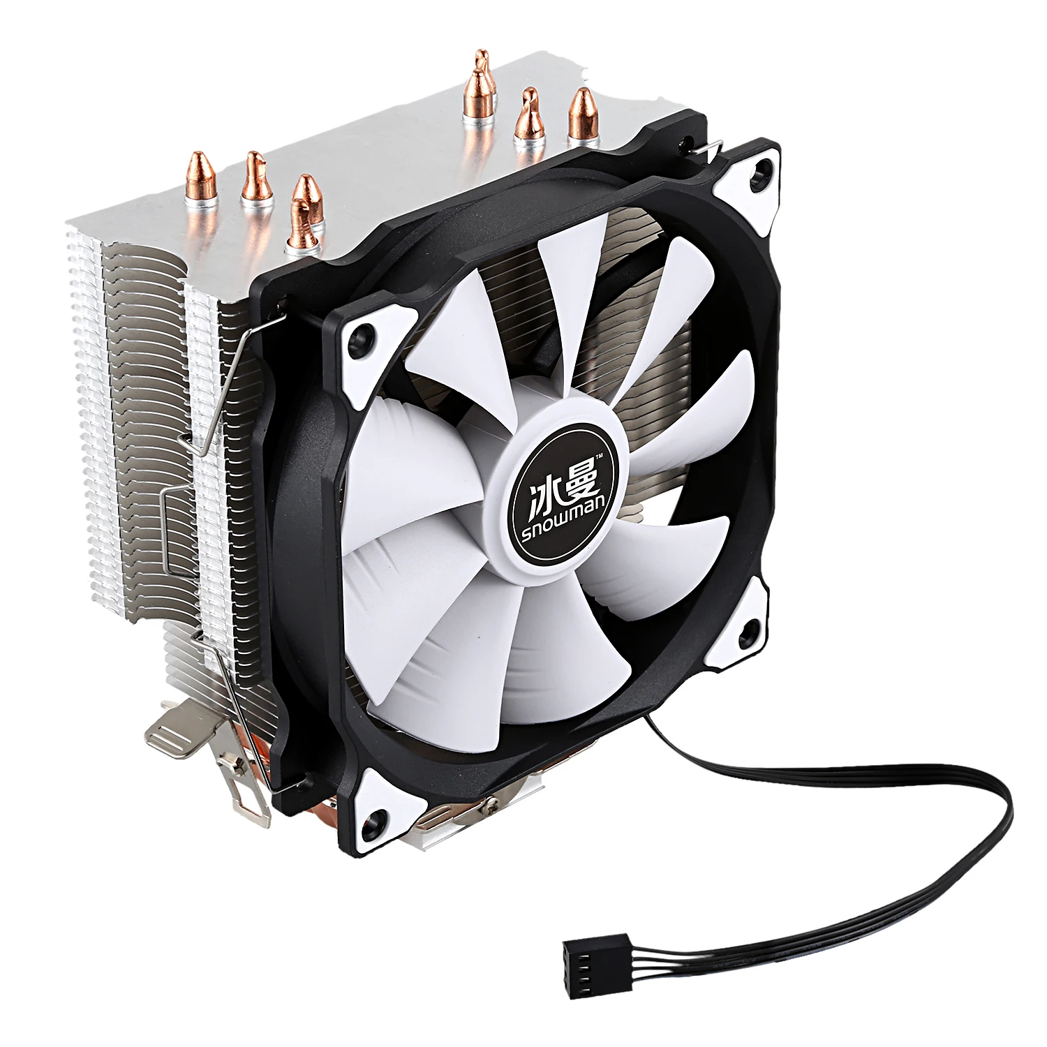 Снеговик cpu 5 тепловые трубки с прямым контактом freeze Tower система охлаждения cpu охлаждающий вентилятор с PWM вентиляторами
