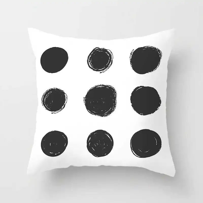 velvet polyester pillowcase home decorative heart five star dot triangular flag balloon ok cushion cover | Дом и сад