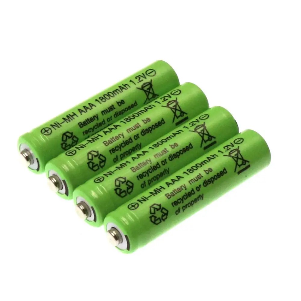 4/10/16/20/24/AAA 1800 mAh 1 2 никель-металл гидридный аккумулятор с напряжение