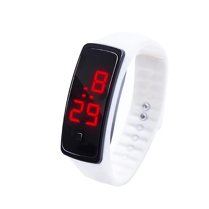 

Hot Sale Casual Boy& Girls' Watch LED Digital Display Bracelet Watch Children's Students Silica Gel Sports Watch Clock For Child