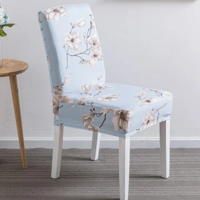 50pcs/lot Printing Chair Cover elastic seat chair covers painting slipcovers Restaurant banquet hotel home decoration | Дом и сад