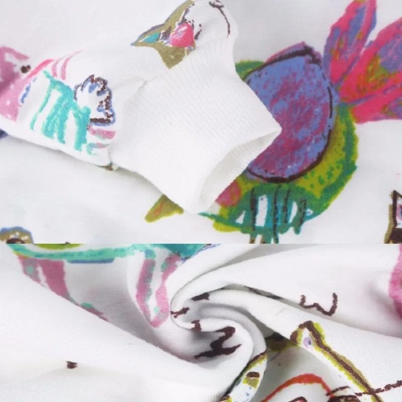 Animal Children Sweatshirt Girls Sweater Cotton Cartoon Kids Pullover Outfit Tops T-Shirts Girl Jumper 2-7Years Jersey Blouse | Детская