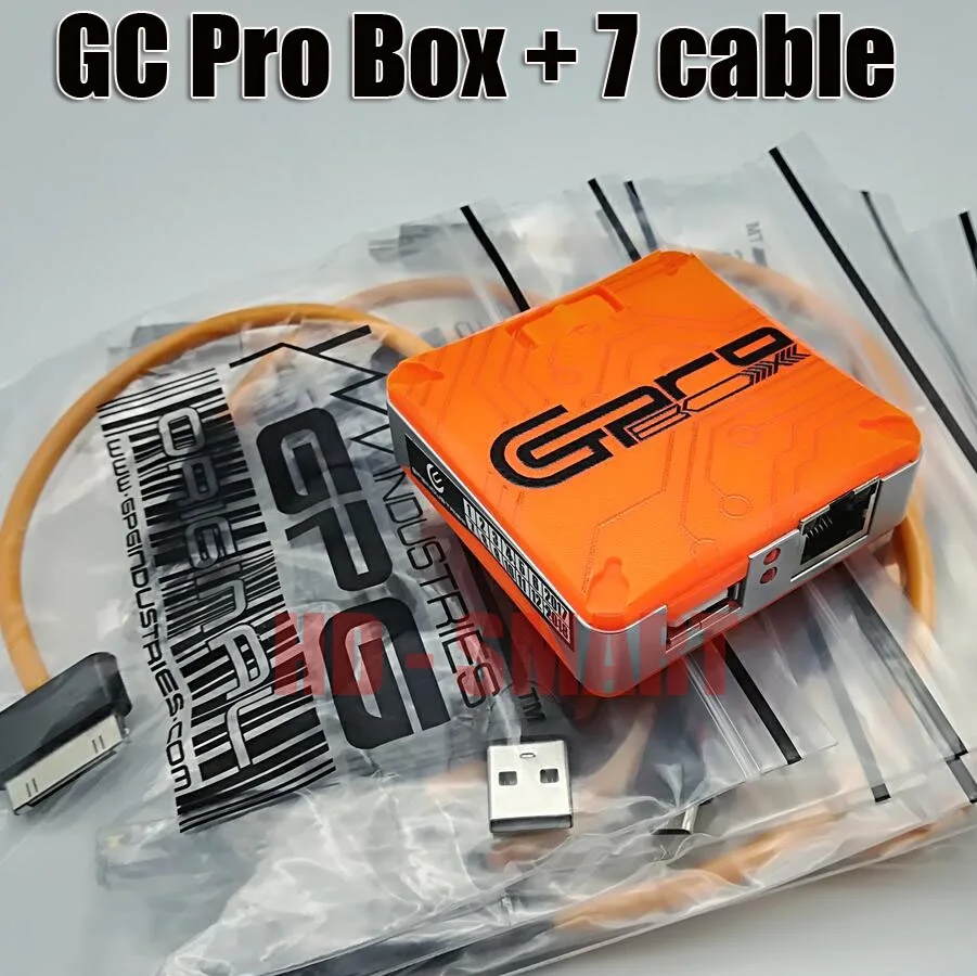 Новейший Verison GC Pro Box GC PRO BOX GcPro Box с 7 кабелями для samsung zte huawei MTK CDMA