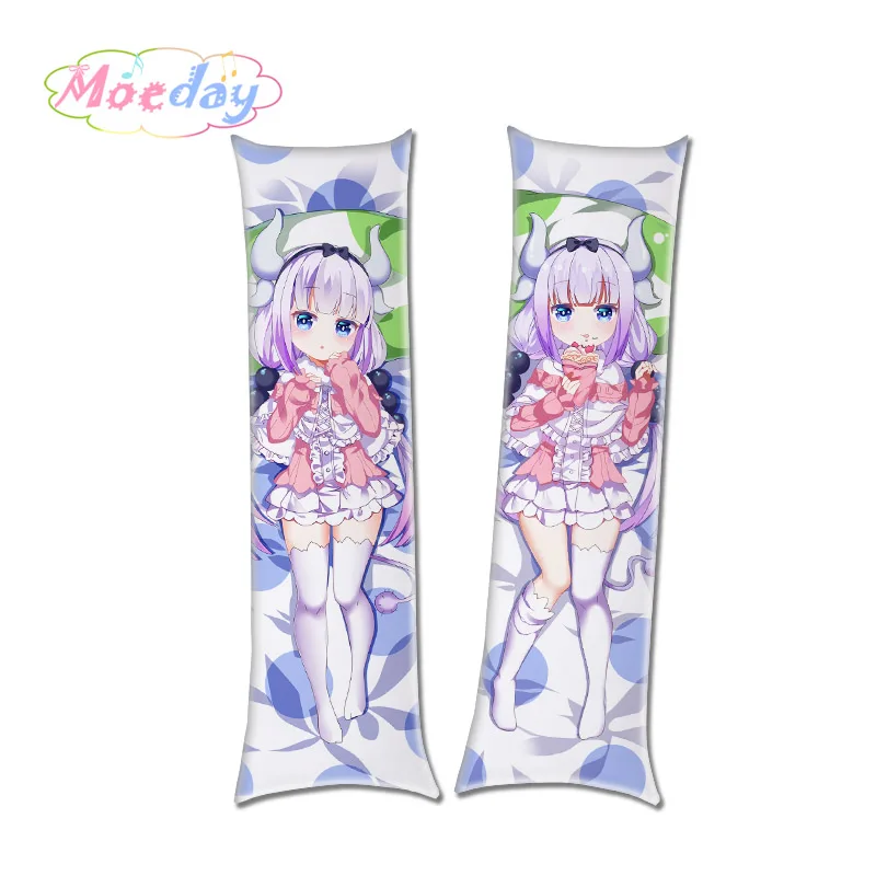 6 Kobayashi-san Chi No Maid Dragon Anime Miss Characters KannaKamui Hugging Body Pillow Cases - Color: 6