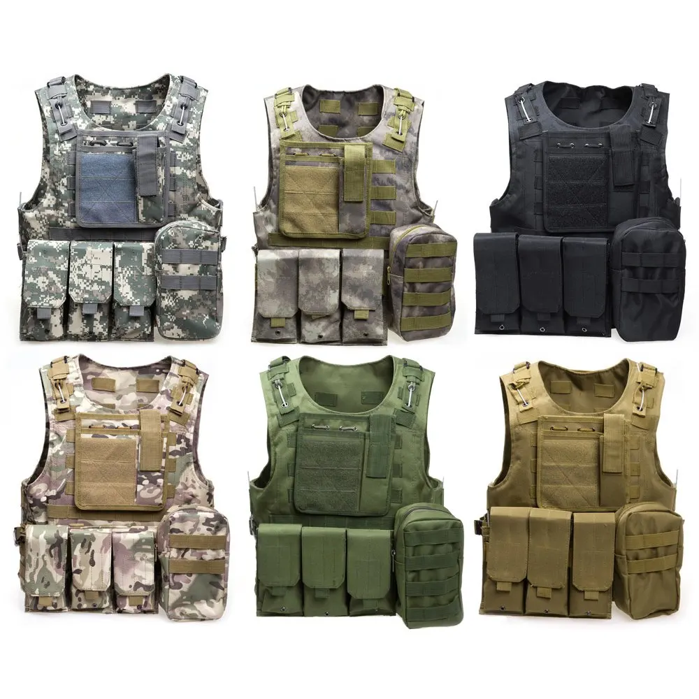 Охотничий жилет Камуфляж для охоты военный тактический Wargame Body Molle Armor CS наружное