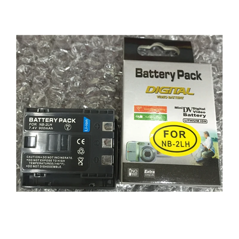 NB-2LH литиевые аккумуляторы NB2LH 2L NB 2LH для цифровой камеры Canon EOS 400D S80 S70 S50 S60 350D G7 G9 |