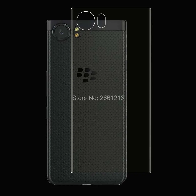 Для BlackBerry KEYone/DTEK70 4," 2 шт = передняя+ задняя тонкая защитная пленка из мягкого ТПУ