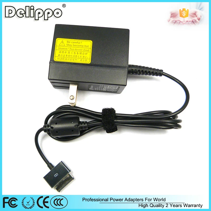 Delippo США Plug 15v 1.2a Планшеты адаптер питания для Asus EeePad TF101 TF201 TF300T TF700 H102 SL101 pc