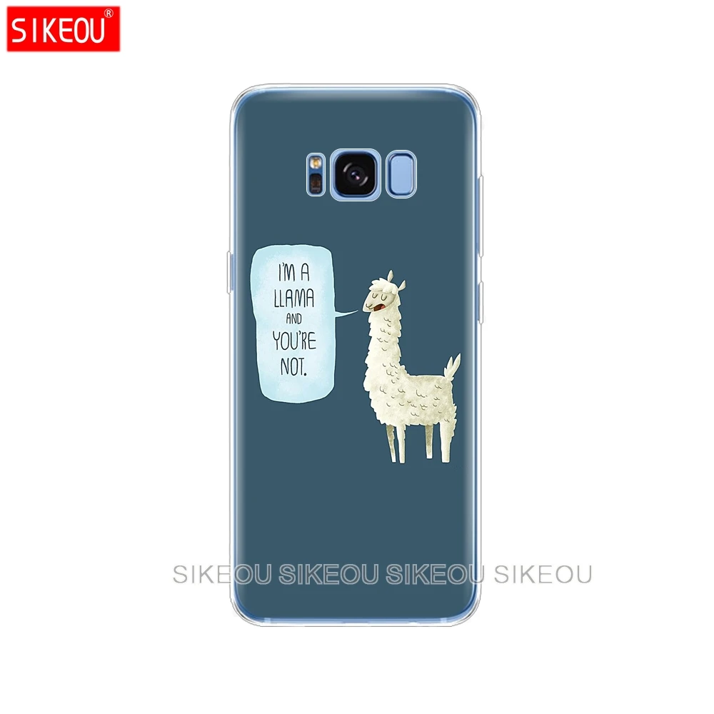 Силиконовый чехол для Samsung Galaxy S9 S8 S7 S6 edge S5 S4 S3 PLUS милый телефона с милым