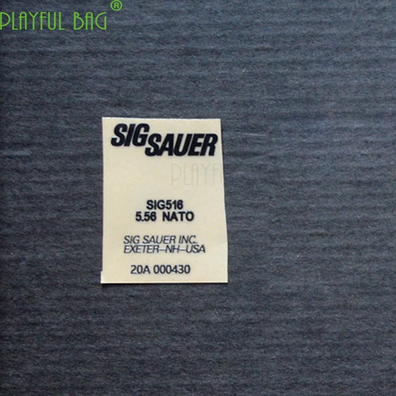 SIG516 Водяная бомба пистолет металлический водонепроницаемый DIY стикер 556 HK416 Jinming 8 singularity модифицированные аксессуары шрам Weil g36 L14