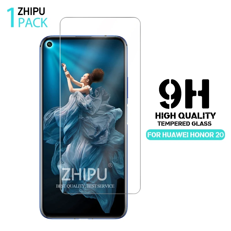 Закаленное стекло для huawei Honor 20 Защитное экрана 2.5D 9H Премиум защитная