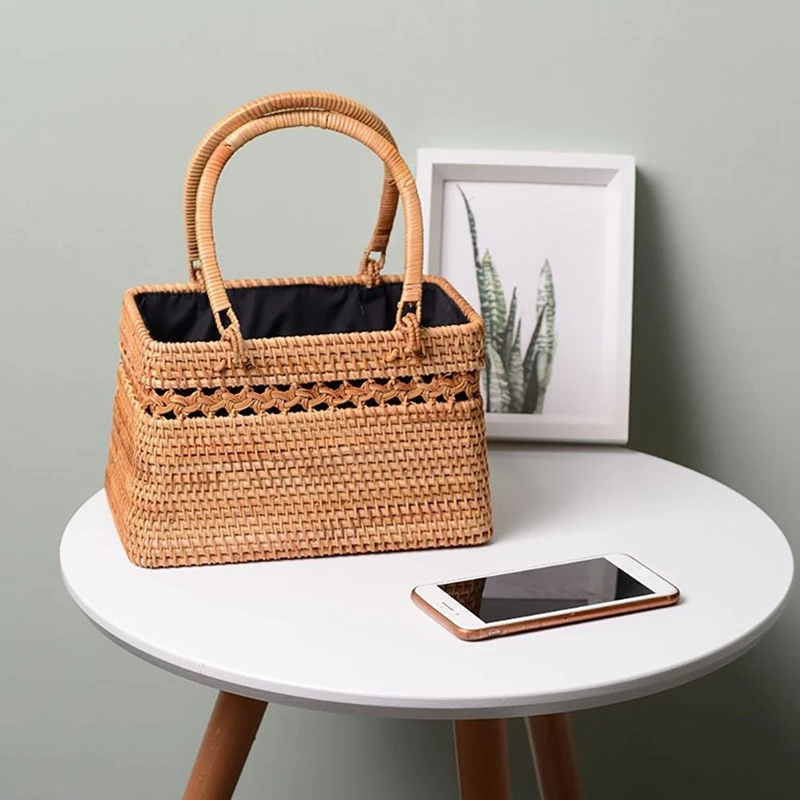 Новая Соломенная Сумка для женщин ручная работа сумка тоут натуральная шикарная