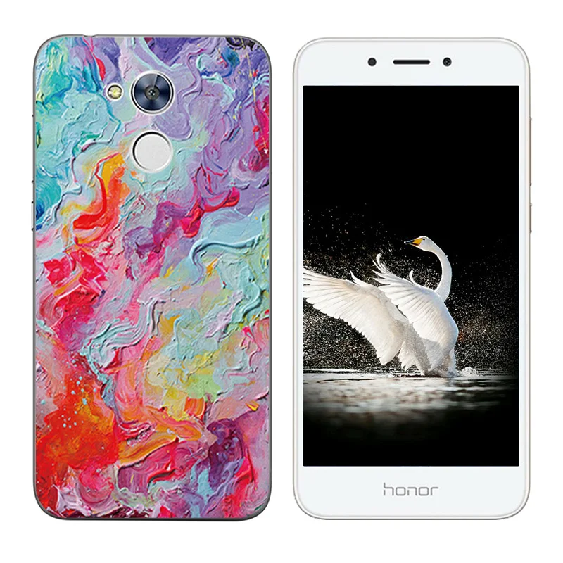 for Huawei Honor 6A Soft Silicone TPU Back Cover Huaiwei Honor6A Phone Cases 5.5'' Shell Billow Printing Fundas Coque |