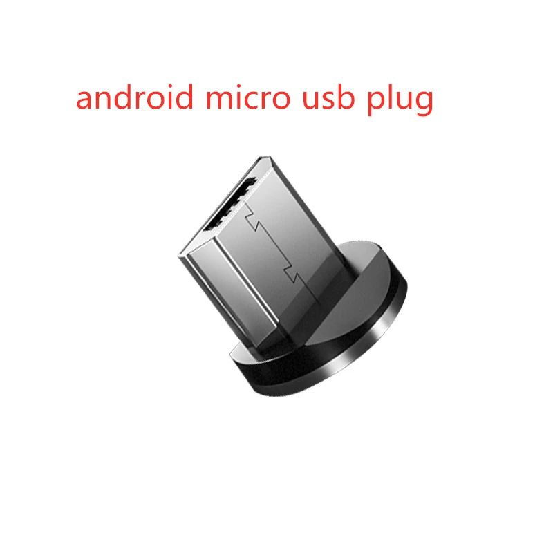micro plug only SUNPHG поток световой Магнитный кабель светодиодный светильник Micro USB шнур Тип C кабель зарядного устройства для iPhone samsung мобильный телефон зарядный провод - Цвет: micro plug only