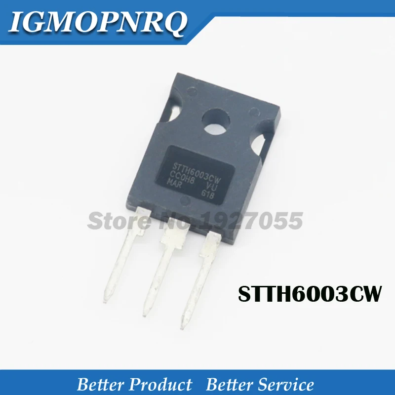5 шт. STTH6003CW TO-247 STTH6003 TO-3P 300V 60A Новинка | Электронные компоненты и принадлежности