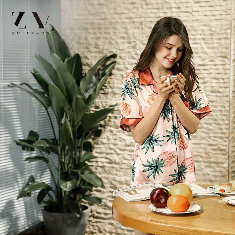 Pijama feminino пижамы женские пижамные комплекты сна lounge атласные Домашняя одежда
