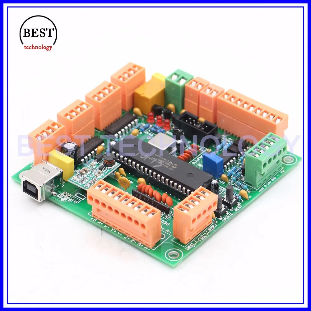4 оси USB ЧПУ контроллер ЧПУ USB интерфейсная плата USB CNC 2,1 MK1 MACH3 обновленная плата управления