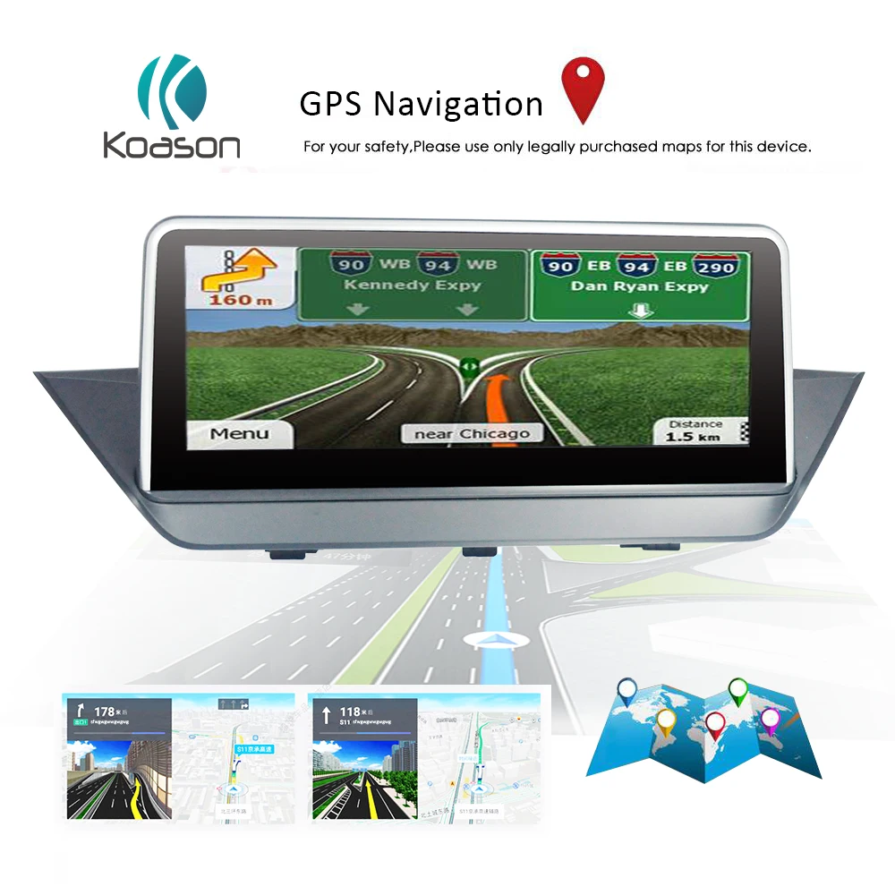 Koason PX3 четырехъядерный Android 7 1 автомобиля gps навигации для BMW X1 E84 2009 2010 2011 2012 2013 2014