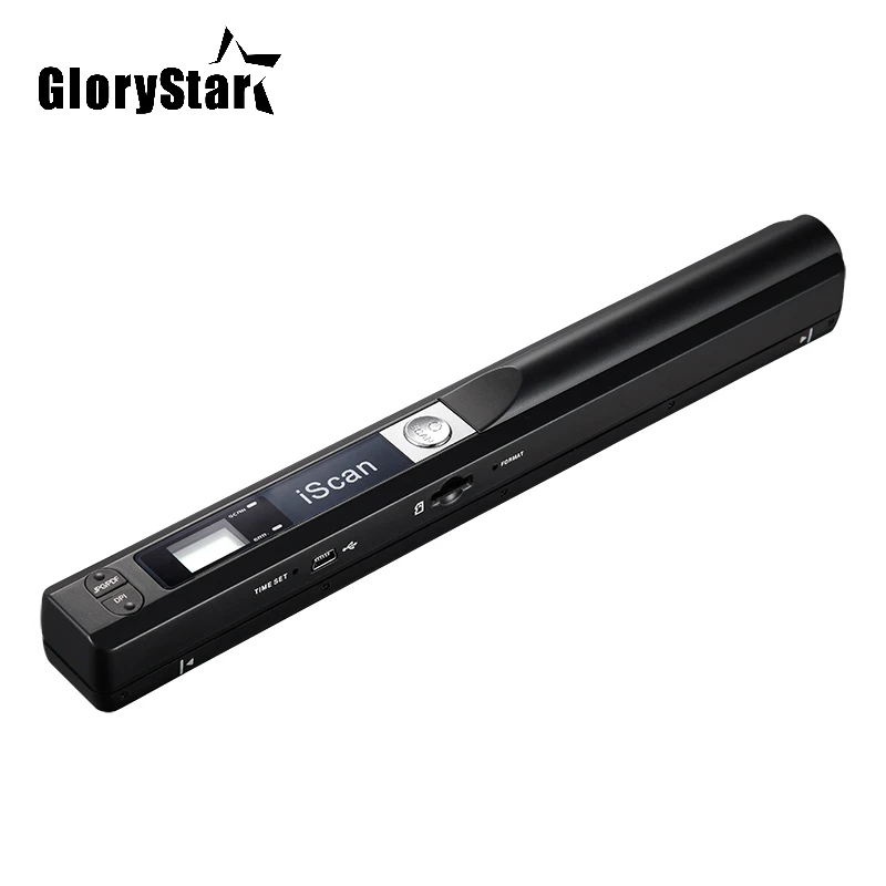 Портативный сканер GloryStar 900DPI Iscan ручной документов A4 JPG и PDF формиат Бесплатная