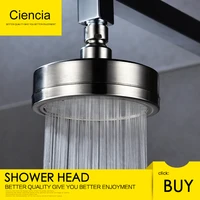 stainless steel brushed nickel 360 degree rotate pressurized water saving shower head strong but soft shower head