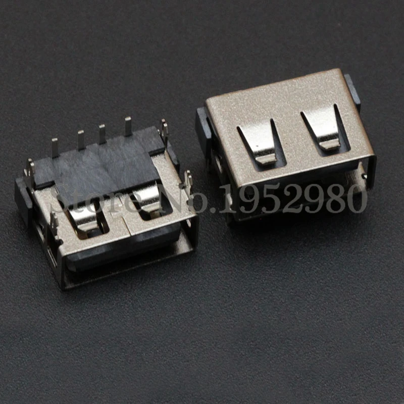 Новинка 10 шт. 2 0 USB разъем адаптер DIP гнездо 4 фута мм Высота Pin RoHS|4 pin female connector|4 femalepin
