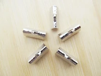 500pcs 8mmx16mm antique silver toneantique bronze messenger buckleleather fastener clasp ends connector charmfinding