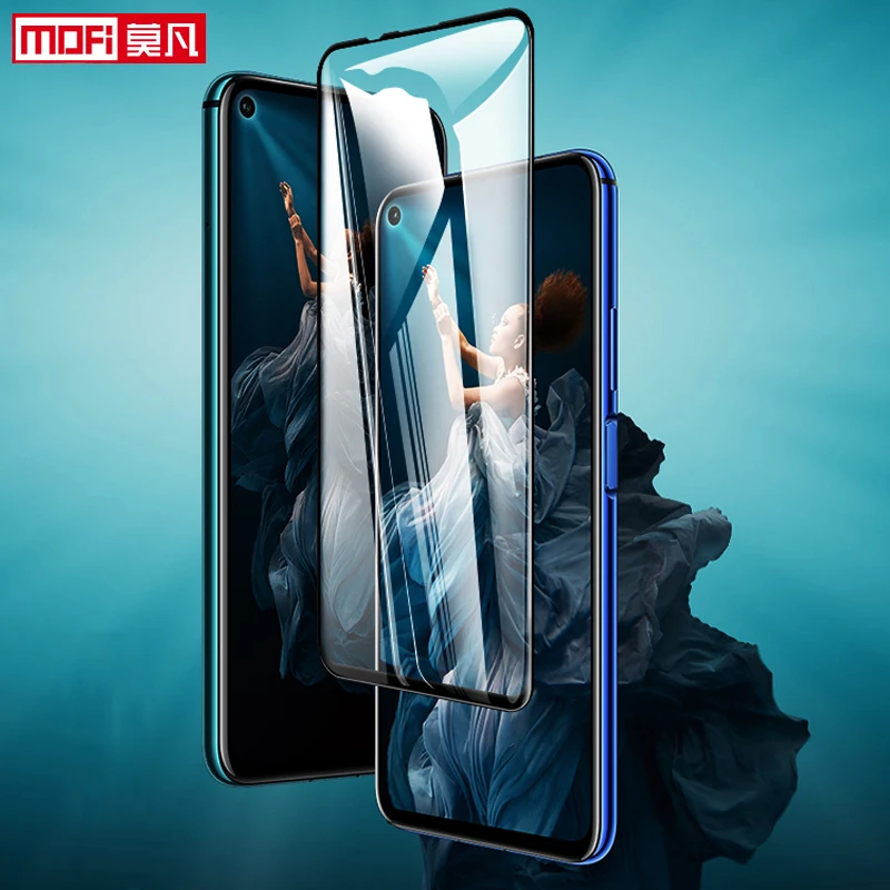 Защита для экрана huawei honor 20 закаленное стекло pro Полное Покрытие 2.5D Mofi Передняя