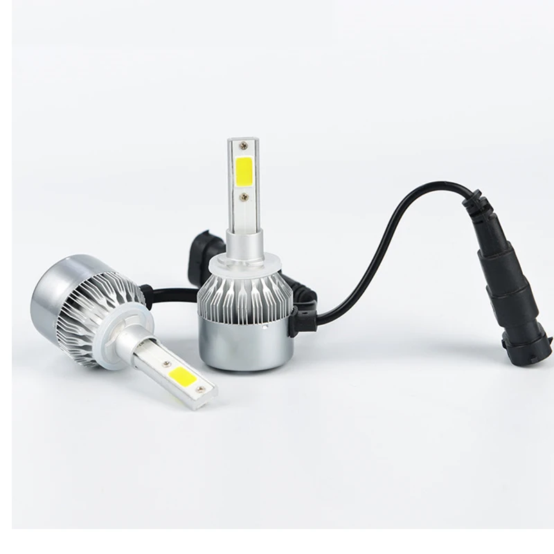 9005 светодиодные лампы для автомобильных фар H4 LED 9004 9006 9007 9012 H13 H27 880/1 2 шт. COB high Chips H7