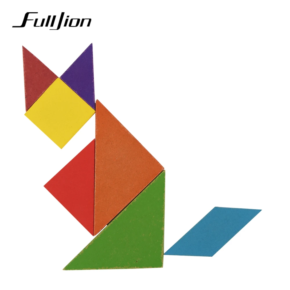 Fulljion пазл деревянные игрушки для детей Обучающие образовательные 3d головоломки