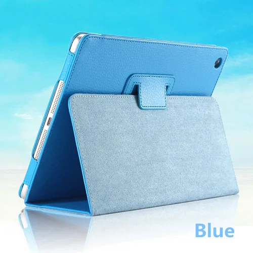 Sky Blue Чехол для планшета для iPad Mini 1 2 3 из искусственной кожи, чехол для apple iPad Mini1 Mini2 Mini3, умный чехол с функцией автоматического сна и пробуждения, защитный чехол - Цвет: Sky Blue
