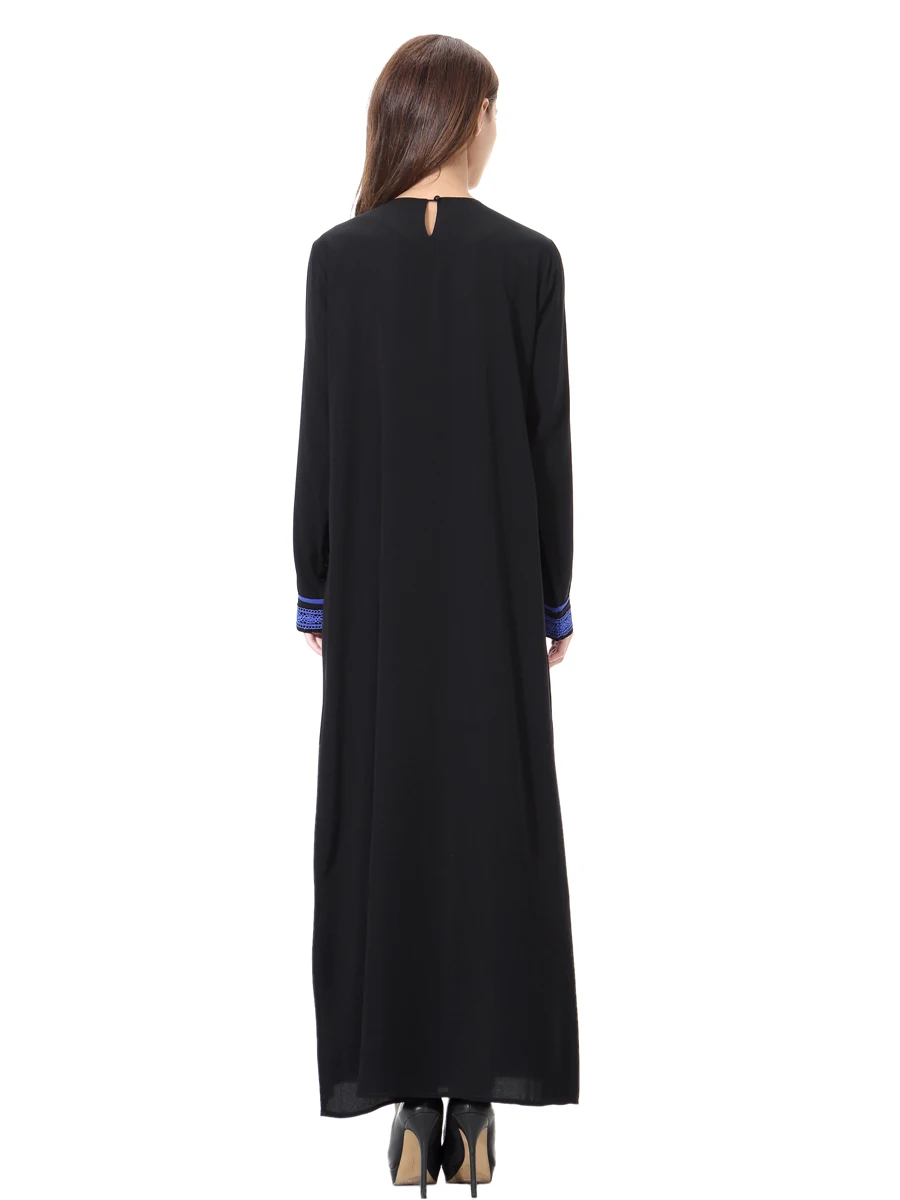 Muslim abaya hijab dress Middle East clothing Arabic Robe for women Arabe Femme Long Sleeve Dress Turkey | Тематическая одежда и