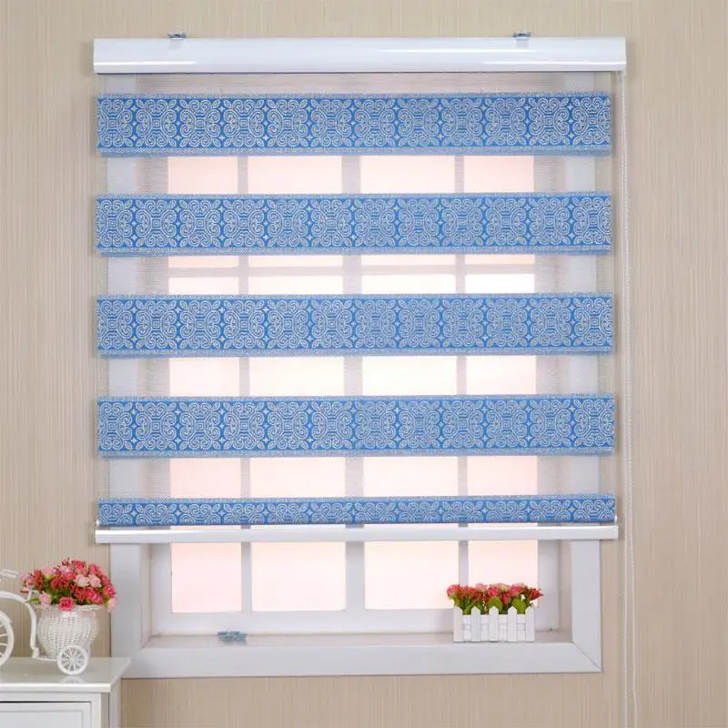 Version B Для украшения дома Tela Roleta Na Okno Stores Rideau Estores engraplables Para Ventanas rollgordijnen Cortinas рольставни - Цвет: Version B