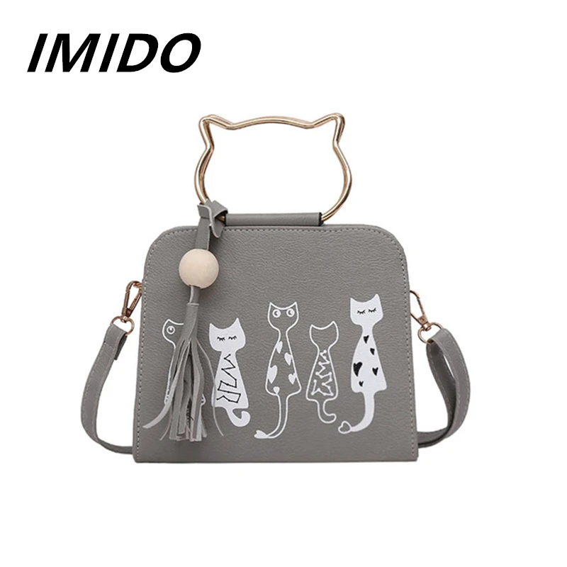 IMIDO 2019 лето новый стиль женский Кот плечо диагональ пакет мода путешествия