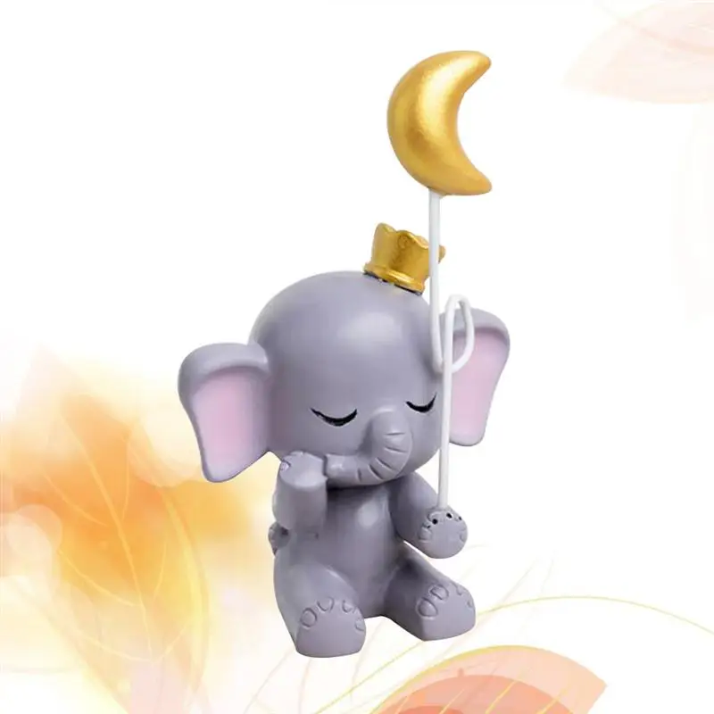 1 шт. милая прочная декоративная статуэтка в форме слона для гостиной офиса