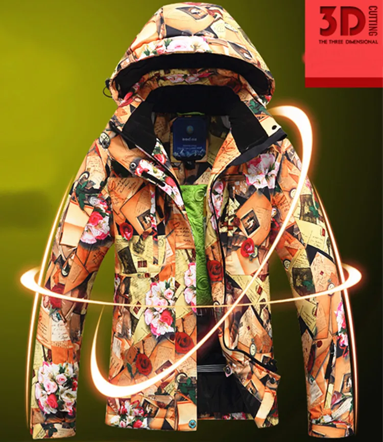 Женская зимняя Лыжная куртка, спортивный костюм для девочек, сноубординг, альпийская Лыжная куртка катание на сноубордах альпинизм, лыжи