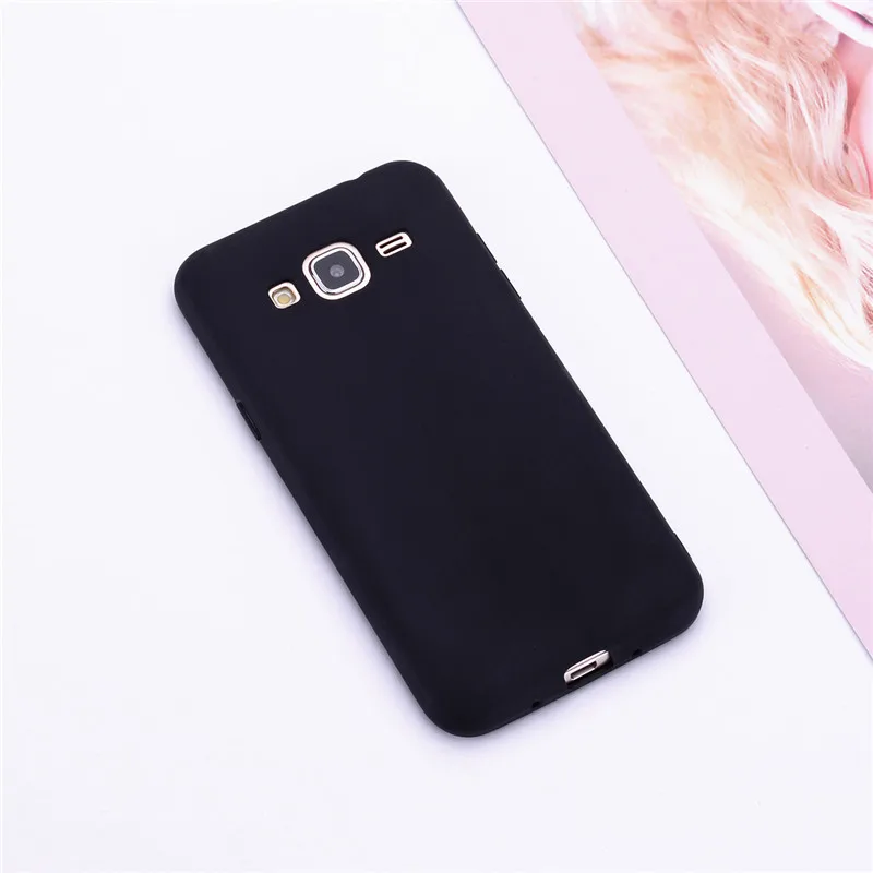 Black Чехол для Samsung J3 6, силиконовый чехол для Samsung J3, чехол, карамельный цвет, задняя крышка для Samsung Galaxy J3, чехол - Color: Black