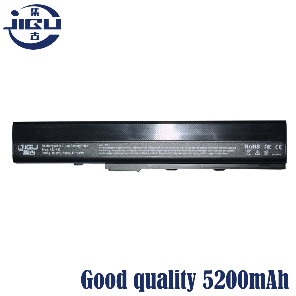 JIGU 6 ячеек A31-K52 A32-K52 A41-K52 A42-K52 ноутбук батарея K52 K52D K52DE K52DR K52F K52JC K52JE K52JK K52N K62 K62F K62J N82 |