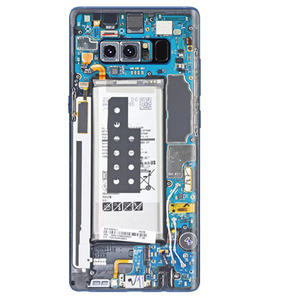 For Note 8 Крутая, легко наносится, имитация, ремонт, водонепроницаемая, задняя наклейка для телефона, самоклеющаяся, полезная, декоративная, Защитная, ПВХ для samsung S8 S9 - Цвет: For Note 8
