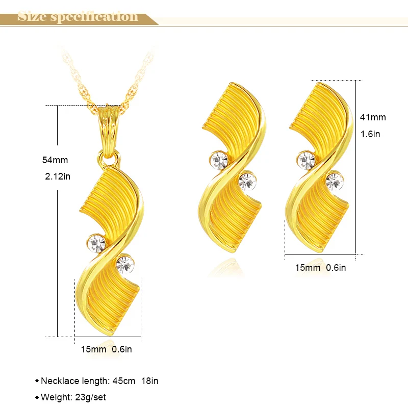 Sunny Jewelry Romantic Sets For Women Necklace Earrings Pendant Cubic Zirconia Wedding Gift Findings | Украшения и аксессуары
