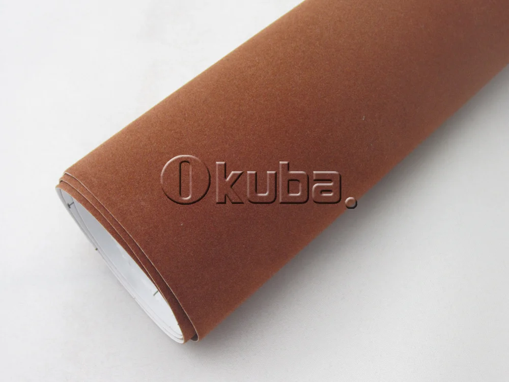 Горячая продажа кофе Pean кожи бархатная ткань Виниловая пленка для отделки