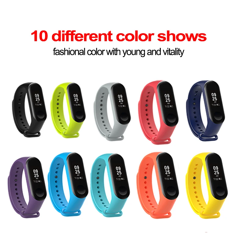 

Silicone Smart Wrist Strap Replacement Smart Bracelet Strap Adult Children Smart Accessories For M3 Plus Smart Wristband Strap