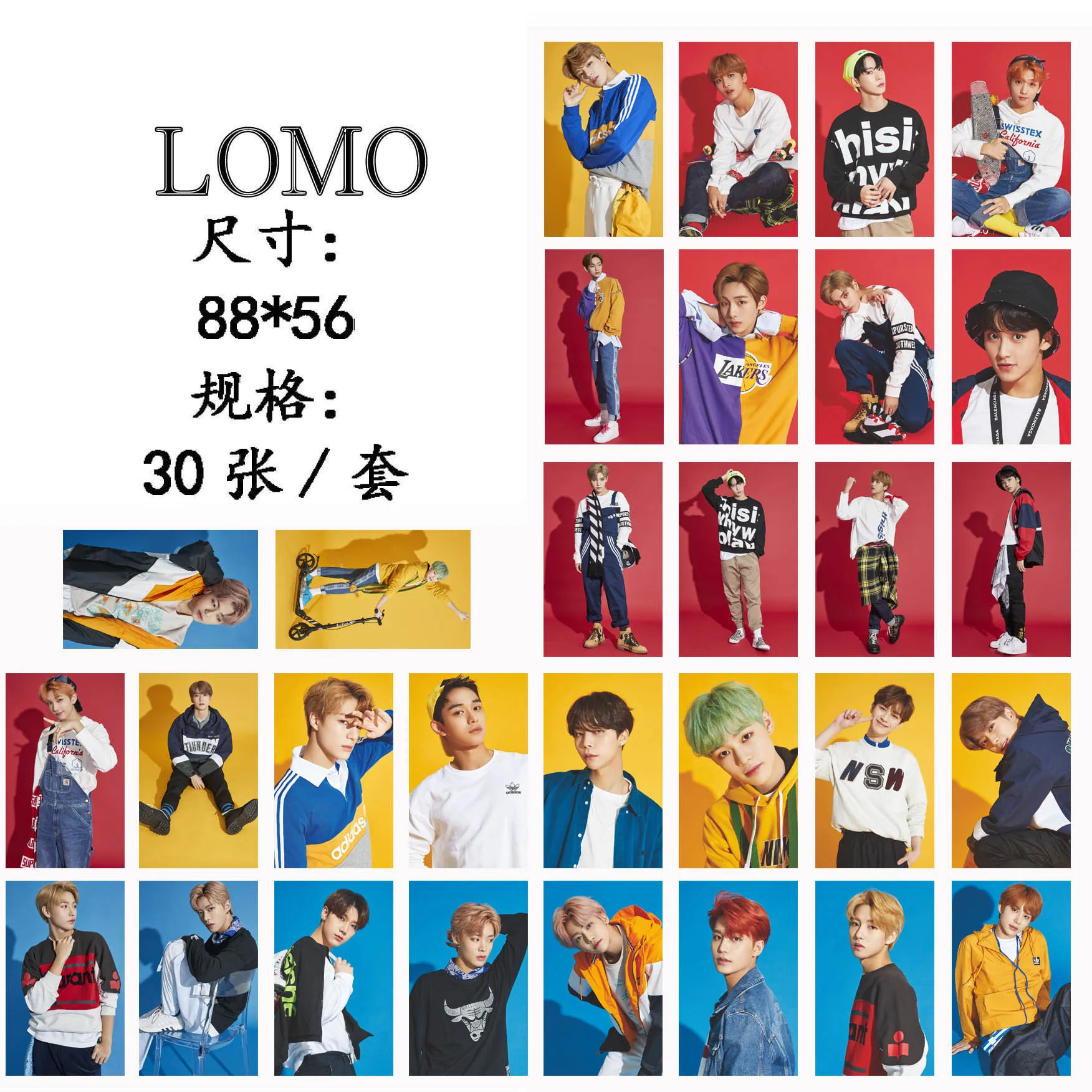 

[MYKPOP]NCT LOMO Card 30pcs/Set KPOP Fans Collection SA19041305
