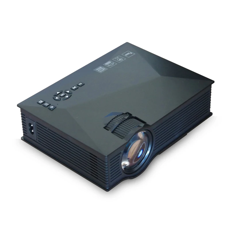 Gigxon UC68 проектор для домашнего кинотеатра 800*480P DLNA Miracast Airplay lcd проектор портативный макс 1080P поддержка 2000 люмен HDMI USB