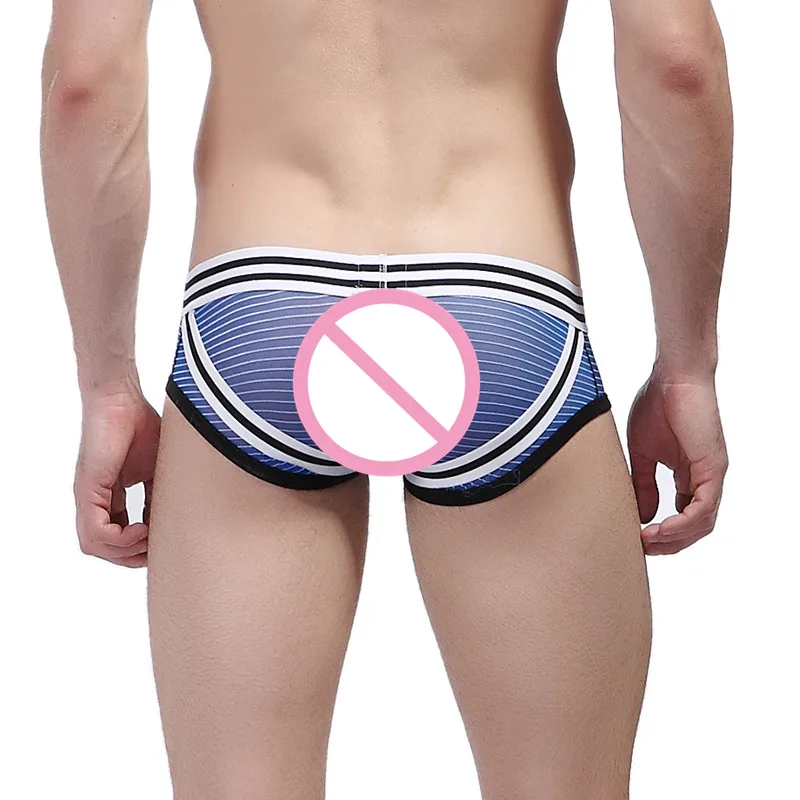 AIIOU сексуальные мужские плавки Сетчатое нижнее белье полупрозрачный веселый гей