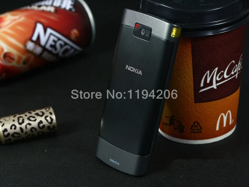 Лучшие продажи в Польше оригинальный Nokia X3 02 3g мобильный телефон 5.0MP с русской