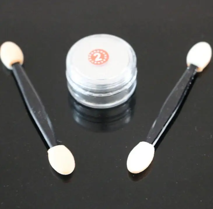 2 коробки/лот потертый зеркальный порошок золото и серебро Хром Эффект