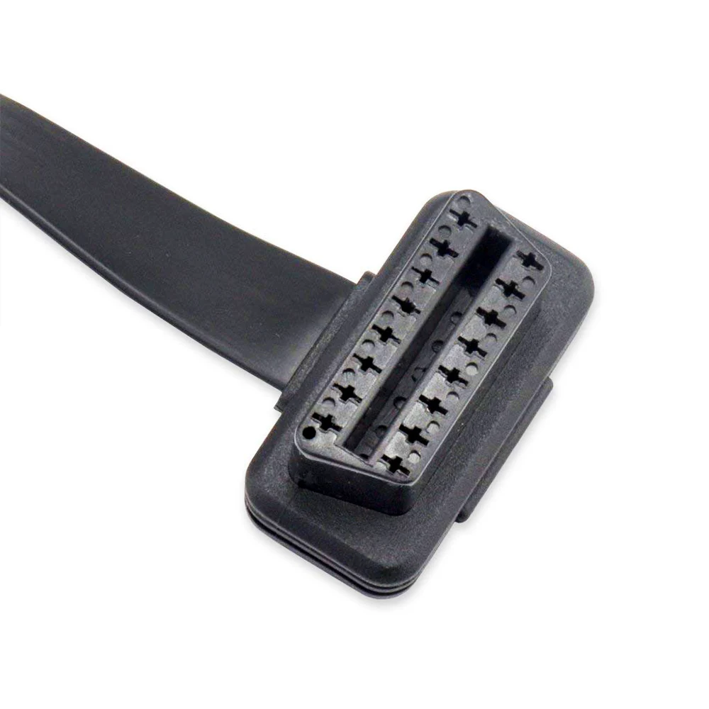 30 см 16Pin OBDII OBD 2 Мужской Женский Разъем кабеля диагностический инструмент ELM327 авто