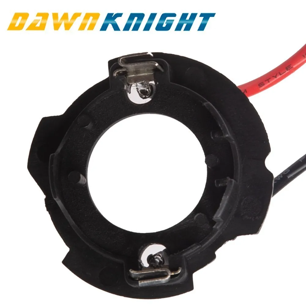 DAWNKNIGHT 2 шт. H7 Led гнездо для фары адаптер для Volkswagen Golf 5/Jetta/старый Sagitar H7 для VW