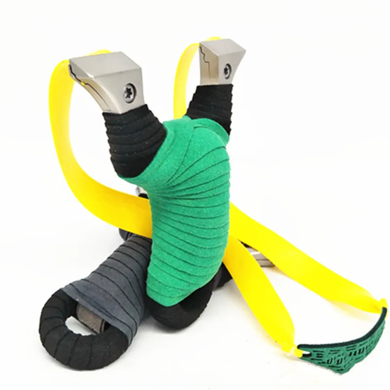 

Strong stainless steel slingshot hunting stainless steel thick wrist band ejection sport outdoor hunting slingshot shooting